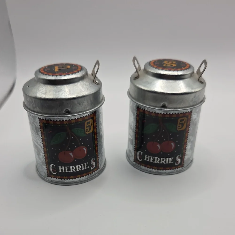 Metal Candle Holder Salt And Pepper Shakers
